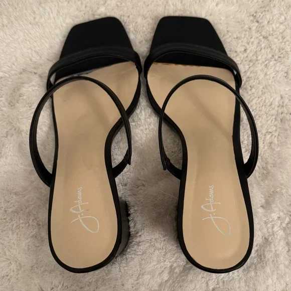 Elegant Black Women's Block Heels - Picture 5 of 10